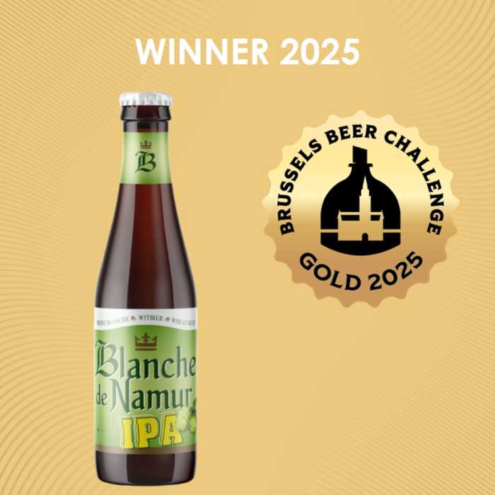 Blanche de Namur IPA : Double victoire au Brussels Beer Challenge 2025 !
